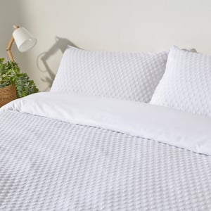 Fluffy Polka Dot Tuft Duvet Cover Set