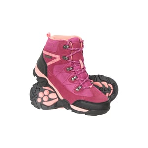 Mountain Warehouse Kinder/kleuterpad suède wandelschoenen (Roze)