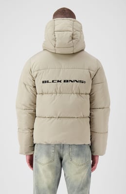 Black Bananas Block Puffer Jas,