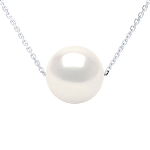 Necklace Real Cultured Freshwater Pearl Round 8-9 mm