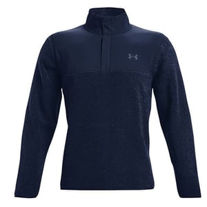 Under Armour Fleece Pile Mens Navy Golf Tröja