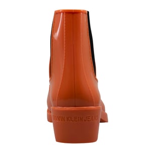 Calvin Klein Carol Gummi Dam Orange Wellington Stövlar