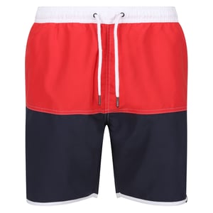 Regatta Heren Benicio Zwemshorts (Roccoco Rood/Navy)