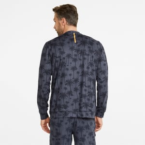 PUMA Mens PUMA x Palm Tree Crew Lightweight Crew Neck Golf Sweatshirt