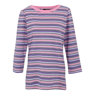 Regatta Dam/Ladies Baylette II randig T-shirt (Mjukrosa)