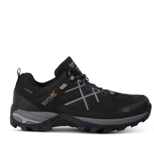 Regatta Mens Samaris III Low Walking Shoes (Black/Granite)