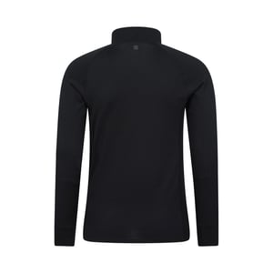 Mountain Warehouse Heren Summit Merinowollen Coltrui Thermo Top (Zwart)