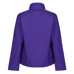 Regatta Mens Ablaze Printable Softshell-jacka (Lila/Svart)