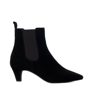 Dune Ladies Obvious - Suede Mid Heel Chelsea Ankle Boots