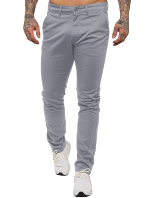 Enzo Heren Slim Fit Stretch Chino