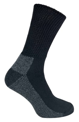 3 Pairs Mens Loose Top Comfort Cushioned Cotton Diabetic Work Socks