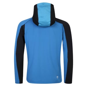 Dare 2B Heren Assimilate Core Stretch Hooded Midlayer (Diep water/golfslag/groene algen/zwart)