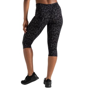 Dare 2B Dames/Dames Influential Dash Print 3/4 Legging (Zwart)