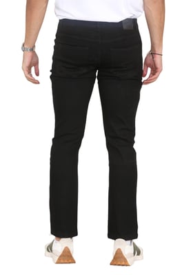 MYT Mens Straight Leg Jeans Hyper Stretch Denim in Black