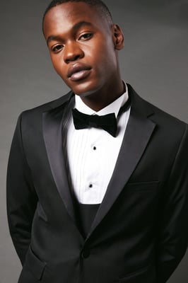 Slim Fit Black Tuxedo Suit Jacket