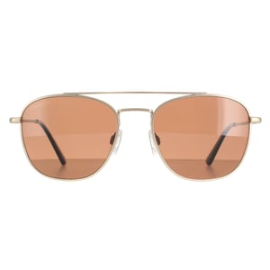 Serengeti zonnebril Carroll SS542004 Matlicht Goud gepolariseerde stuurprogramma's Brown