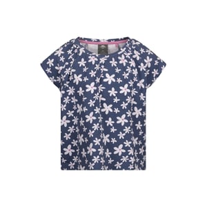 Trespass Meisjes Josey Bloemen T-shirt (Blauwe toon)