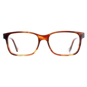 Moncler Rectangle Mens Blonde Havana Glasses
