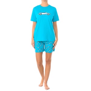 Zomerse pyjama KL40000 met korte mouwen voor dames