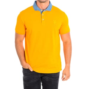 DESM Polo met korte mouwen en contrasterende reverskraag 61460 man
