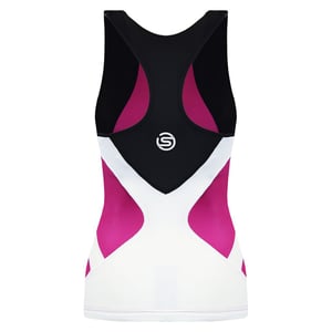 Skins Triathlon Compression Sleeveless Pink Womens Racer Back Top T49085051