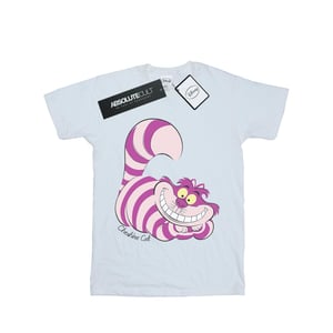Disney Meisjes Alice In Wonderland Cheshire Cat Katoenen T-Shirt (Wit)