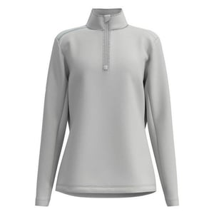 Forelson Womens/Ladies Broadway Quarter Zip Golf Base Layer Top (Grey)