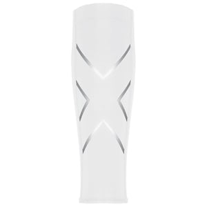 2XU Flexible Compression Unisex White/Silver Calf Guards