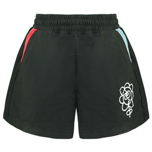 Puma x Mr. Doodle Stretch Waist Logo Black Womens Shorts 530663 01