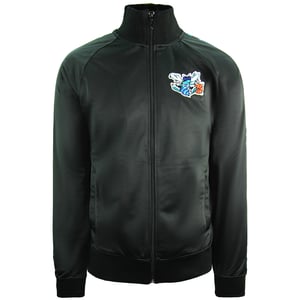 Mitchell & Ness Charlotte Hornets svart träningsjacka för herrar