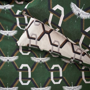 furn. Avalon Geometric Duvet Cover Set