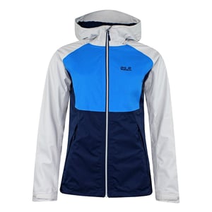 Jack Wolfskin Kimberley Dames Wit/Blauw Jacket