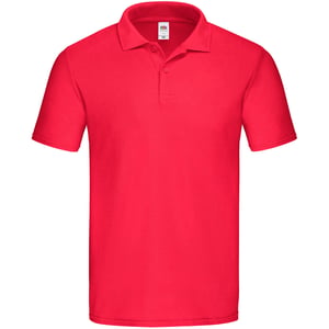 Fruit of the Loom Heren Origineel Piqué Poloshirt (Rood)