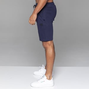 MYT Heren Fleece Korte Broek Navy