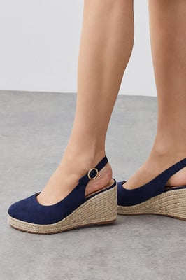 Wide Fit Riya Slingback Wedges