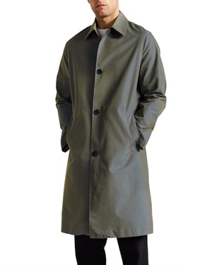 Ted Baker Hever Two Tone Mac, Mid Blue