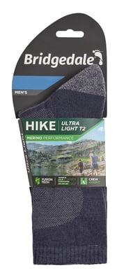 Bridgedale - Heren Wandelsokken Ultralicht Merino Wol - Marineblauw