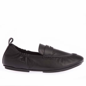 Damesschoenen Fit Flop Allegro Leren Penny Loafers in Zwart