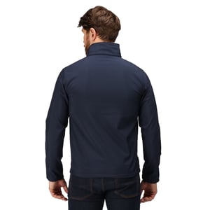 Regatta Professional Mens Ablaze Three Layer Soft Shell Jacket (Navy/Navy)