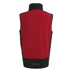 Regatta Heren E-Volve Colour Block Softshell Bodywarmer (Klassiek rood/zwart)
