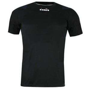 Diadora X-Run Basic Mens Black T-Shirt