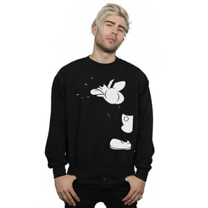 Disney Heren Mickey Mouse Cut Sweatshirt (Zwart)