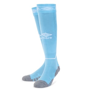 Umbro Childrens/Kids Diamond Football Socks (Sky Blue/White)