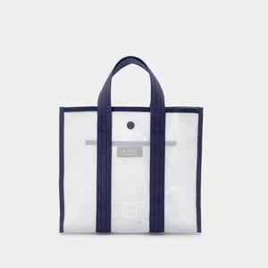 Louise liten shoppingväska - A.P.C. - Pvc - Blå