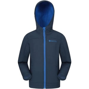 Mountain Warehouse Kinder/Kids Exodus Waterafstotend Soft Shell Jasje (Marine)