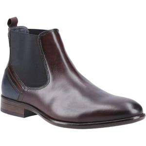 Pod Frank Leer/Textiel Herenlaarzen Chestnut