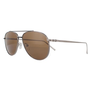Salvatore Ferragamo Solglasögon SF201S 035 Grå Brun