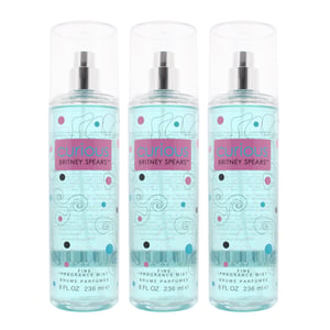 Britney Spears Curious Fine Fragrance Mist 236ml Spray For Her x 3