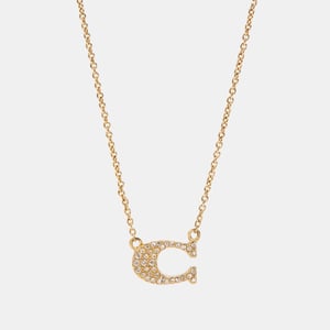 Pave Signature C Necklace