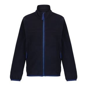 Regatta Microfleece Fleecejacka med full dragkedja för barn/ungdomar (Marin)